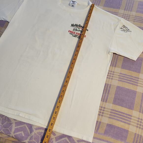 Vtg MaMa Rosas' Pizza Racing Chuck Etchells Four Second Funny Car Signed 1993 - Picture 9 of 11